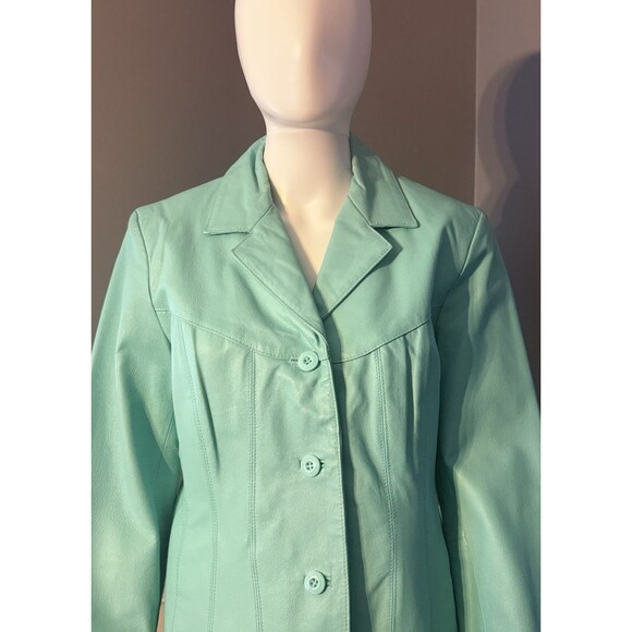 Wilson Leather Maxima Blazer Jacket Blue Motorcycle Biker Moto Racer Career SZ L - Picture 3 of 13